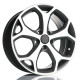 17" 5x108 Barzetta Kinect TitaniumPolish ET45 7.5J