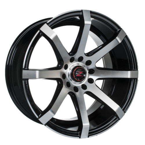 17" 5x112 Barzetta Grottesco Black Polished ET25 9J