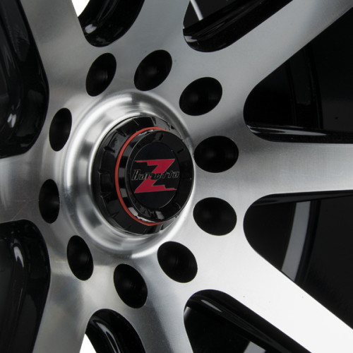17" 5x112 Barzetta Grottesco Black Polished ET25 9J