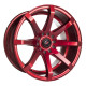 17" 5x114.3 Barzetta Grottesco Candy Red ET25 9J