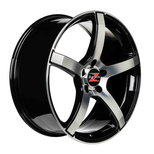 19" 5x114.3 Barzetta Inverno Black Polished ET40 8.5J