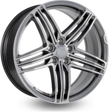 20" 5x112 MAM 11 Titan Grey Front Polish ET42 8.5J