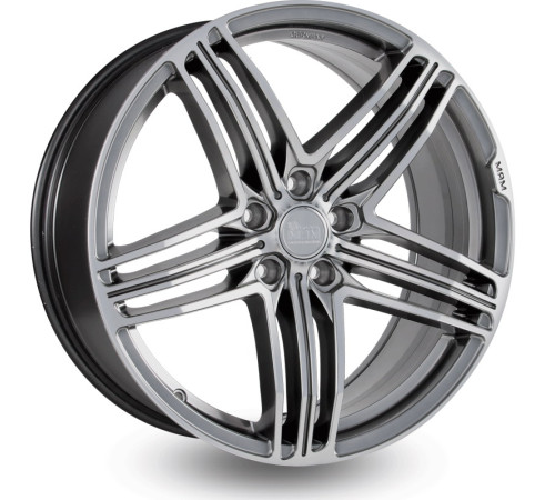 20" 5x112 MAM 11 Titan Grey Front Polish ET42 8.5J