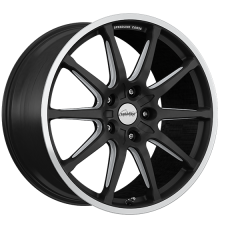 19" 5x114.3 Speedline SC1 Motorismo RACING BLACK-MATT-RIM LIP CUT ET35 8.0J