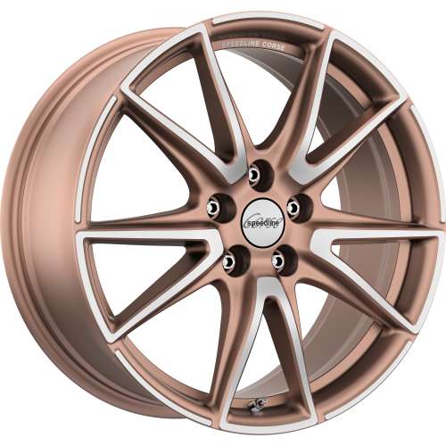 19" 5x108 Speedline SL6 Vettore BRONZE-MATT-FRONT CUT ET50 8.5J