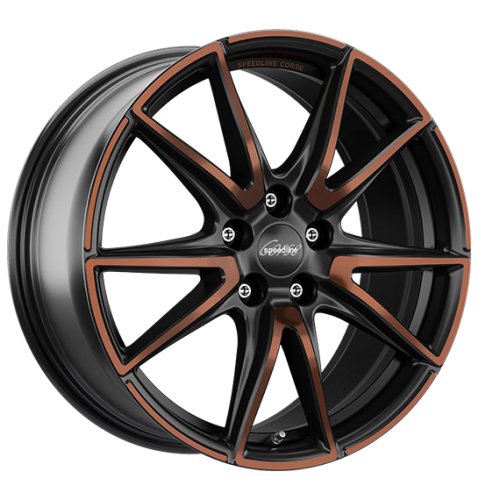 19" 5x112 Speedline SL6 Vettore JET BLACK-COPPER MATT ET42 8.5J