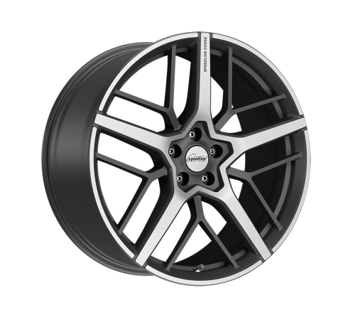 21" 5x112 Speedline SL8 Dominatore ORBIT GREY-MATT-FRONT CUT ET53 9.0J