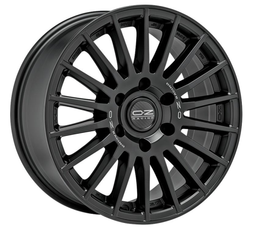 18'' 6x139.7 OZ Racing Rally Desert Matt Black Silver Lettering 6H  ET45 8J