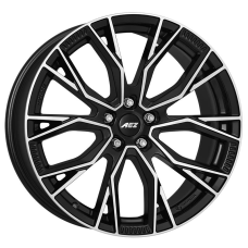 18'' 5x112 AEZ Toronto dark Black/polished ET36 8.5J