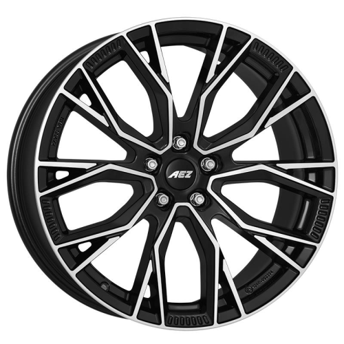 19'' 5x108 AEZ Toronto dark Black/polished ET42 8J