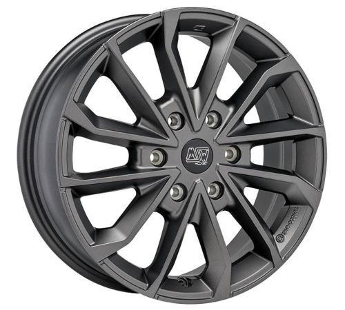 19'' 6x120 MSW 42 Van Matt Dark Grey ET52 7.5J