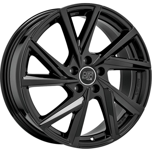 16'' 5x114.3 MSW 80-5 Gloss Black ET32 6.5J
