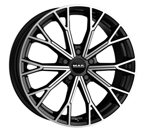 19'' 5x108 MAK Asphalt Black Mirror ET42 8J
