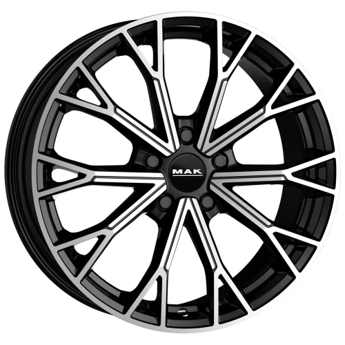 19'' 5x108 MAK Asphalt Black Mirror ET42 8J