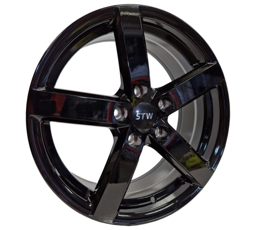 17'' 5x114.3 STW City Gloss Black ET50 7J