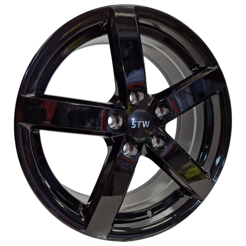 17'' 5x114.3 STW City Gloss Black ET50 7J