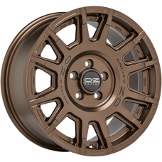 17'' 6x120 OZ Racing Rally Legend Matt Bronze + Black Lettering ET35 8J