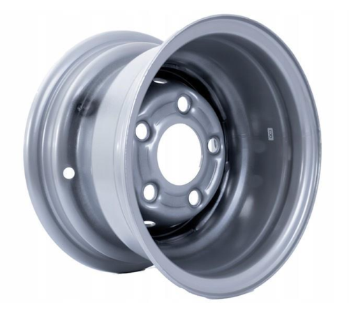 10'' 5x112 SRW Steel Trailer wheel silver  ET0 6J