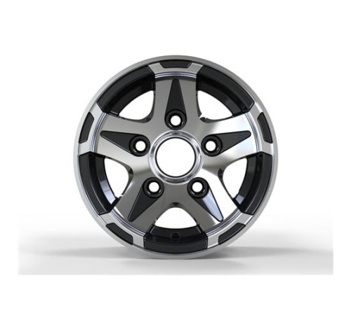 10'' 5x112 GG Trailer Black Polished  ET0 6J