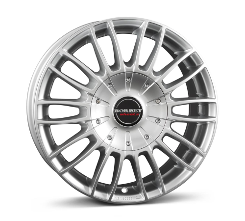 17'' 5x120 Borbet CW3 sterling silver ET55 7.5J