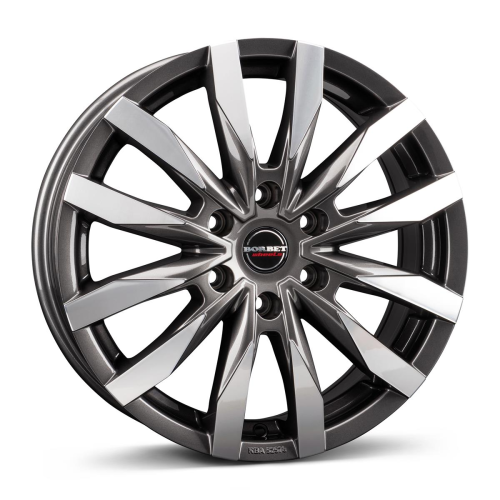16'' 6x130 Borbet CW6 mistral anthracite glossy polished ET62 6.5J