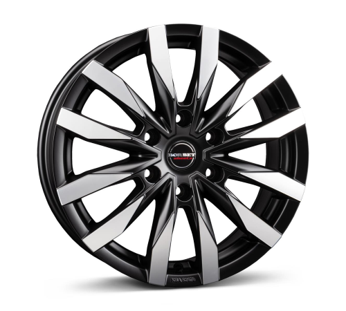 16'' 6x130 Borbet CW6 black polished matt ET62 6.5J