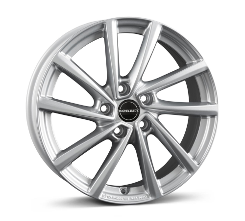 19'' 5x108 Borbet V Crystal Silver ET47 7J