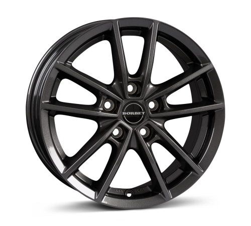 17'' 5x112 Borbet W mistral anthracite glossy ET43 7J