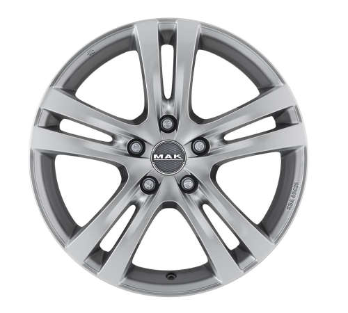 17'' 5x108 MAK Zenith Hyper Silver ET45 8J