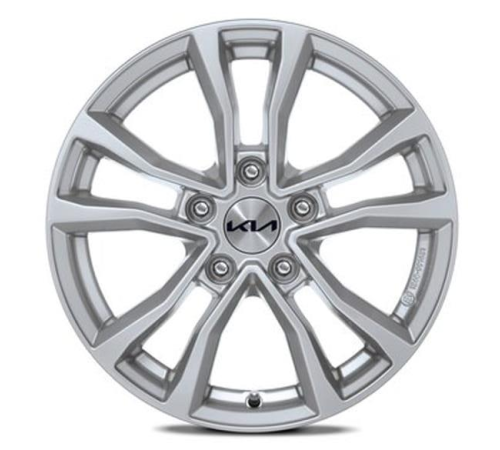 16'' 5x114.3 Xtreme 5 double spokes Silver  ET50 6.5J