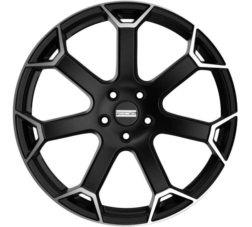 20'' 5x112 Fondmetal Zephyrus Matt Black Machined ET34 9J