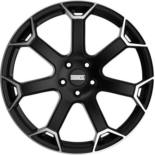 20'' 5x112 Fondmetal Zephyrus Matt Black Machined ET34 9J