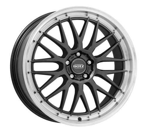 17'' 5x108 Dotz Bilbao dark Gunmetal/polished lip ET45 8J