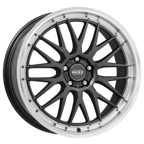17'' 5x108 Dotz Bilbao dark Gunmetal/polished lip ET45 8J