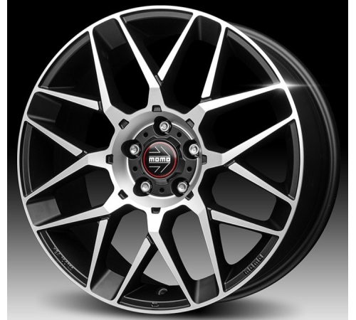 18'' 5x112 Momo REVENGE EVO 2.0 Matt Black Polished  ET35 8J