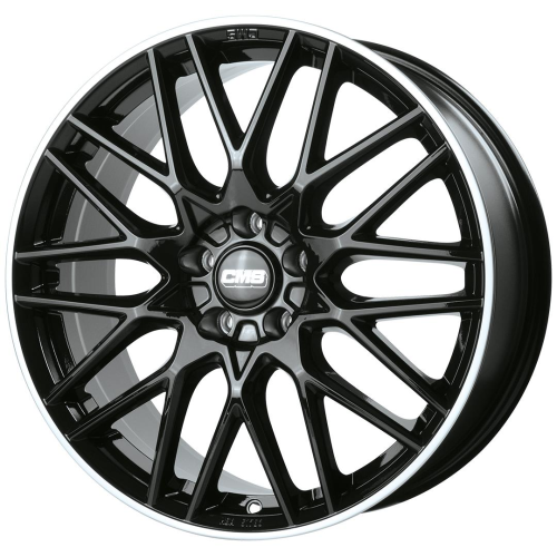 18'' 5x114.3 CMS C25 Diamond Rim Black Gloss ET47 7.5J