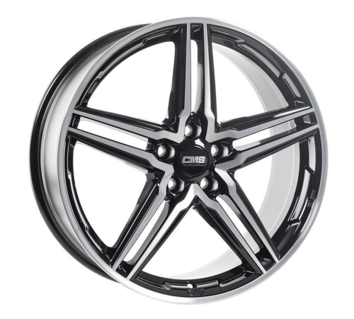 18'' 5x120 CMS C29 Diamond Black Gloss ET50 8J