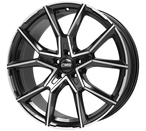 18'' 5x108 CMS C33 Diamond Black Gloss ET48 8J