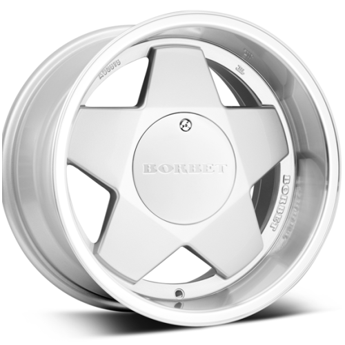 16'' 4x108 Borbet A Silver Polished ET20 7.5J