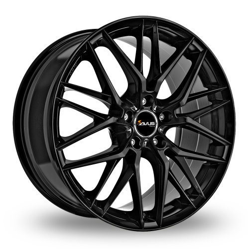 18'' 5x112 Avus AF19 Black ET30 8J