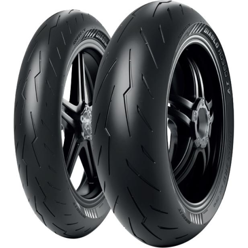 120/60ZR17 Pirelli DIABLO ROSSO IV 55W TL SPORT TOURING & TRACK Front