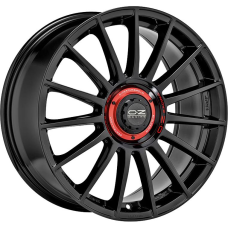 19'' 5x112 OZ Racing Superturismo Evoluzione Gloss Black + Red Lettering ET38 8.5J