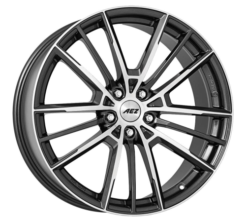19'' 5x112 AEZ Kaiman dark Gunmetal/polished ET30 8J