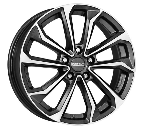 17'' 5x114.3 Dezent KS dark Gunmetal/polished ET48 7J