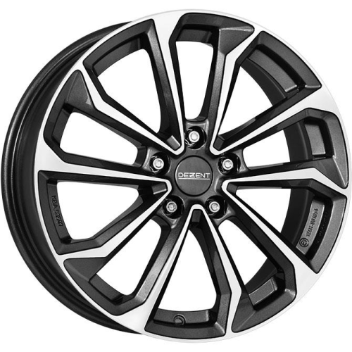 16'' 5x114.3 Dezent KS dark Gunmetal/polished ET40 6.5J