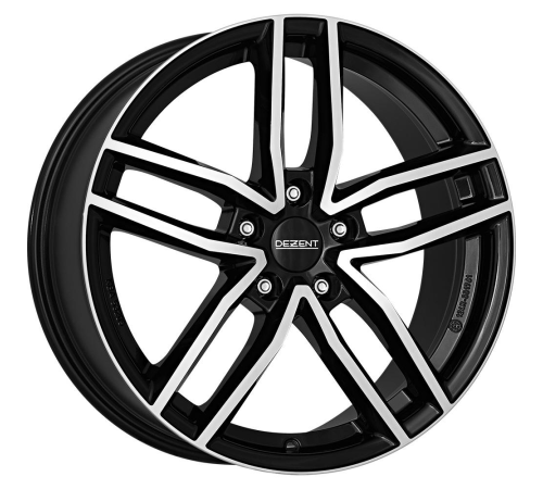 17'' 5x100 Dezent TR dark Black/polished ET35 7J