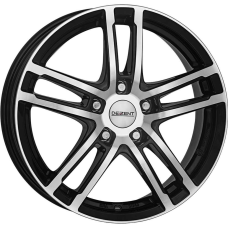 15'' 4x108 Dezent TZ dark Black/polished ET23 6J