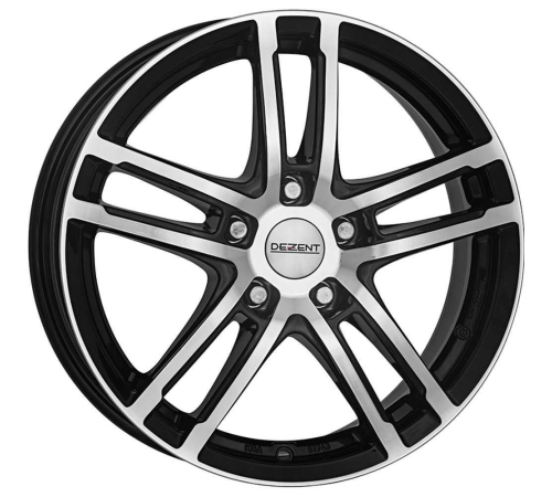 16'' 5x114.3 Dezent TZ dark Black/polished ET40 7J
