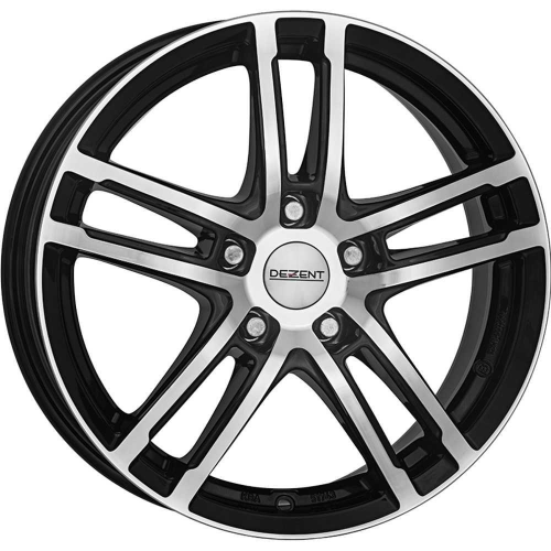 16'' 5x114.3 Dezent TZ dark Black/polished ET40 7J