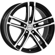 17'' 5x112 Dezent TZ-c dark Black/polished ET27 7.5J